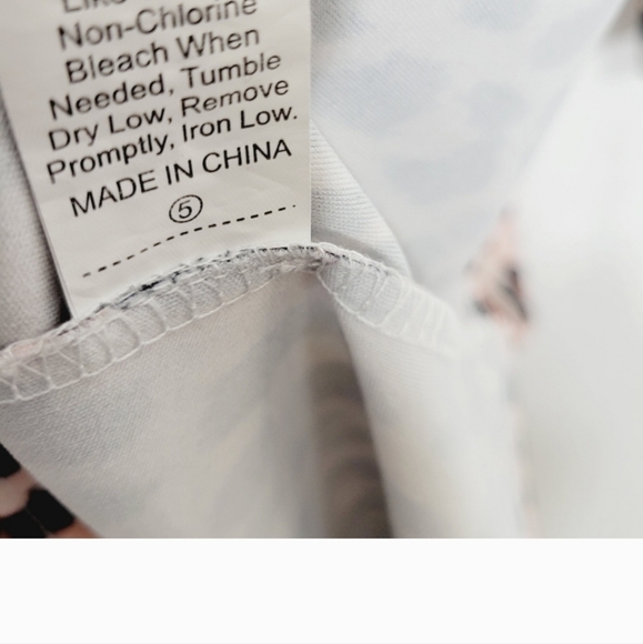 Shein Animal Leppard Print Dress Pullover Longsleeve Adjustable Strap Hem size 4 - Picture 9 of 9